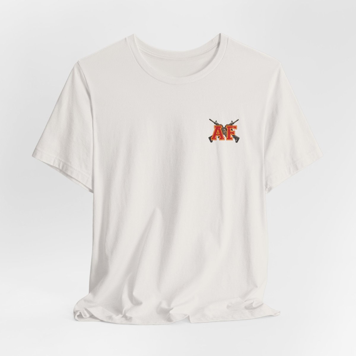 Marine AF Shirt | Marine As Fuck Double-Sided USMC Inspired T-Shirt | Front Pocket AF & Back Print - Anything AF