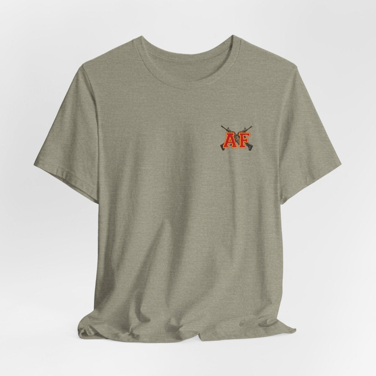 Marine AF Shirt | Marine As Fuck Double-Sided USMC Inspired T-Shirt | Front Pocket AF & Back Print - Anything AF