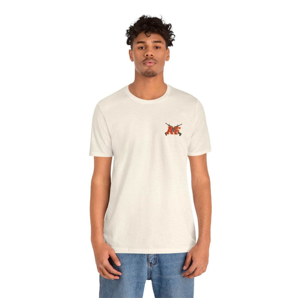 Marine AF Shirt | Marine As Fuck Double-Sided USMC Inspired T-Shirt | Front Pocket AF & Back Print - Anything AF
