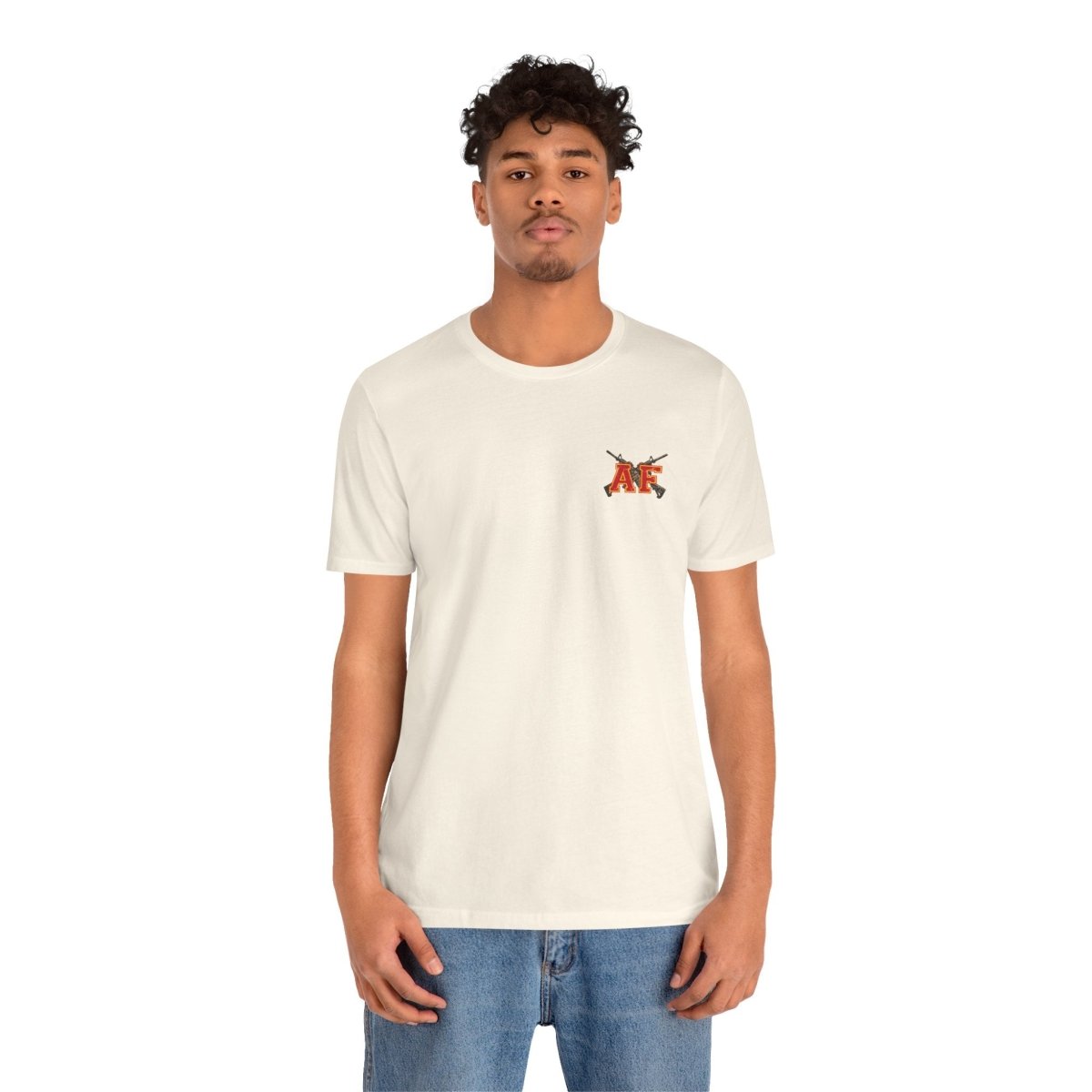 Marine AF Shirt | Marine As Fuck Double-Sided USMC Inspired T-Shirt | Front Pocket AF & Back Print - Anything AF