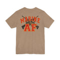 Marine AF Shirt | Marine As Fuck Double-Sided USMC Inspired T-Shirt | Front Pocket AF & Back Print - Anything AF
