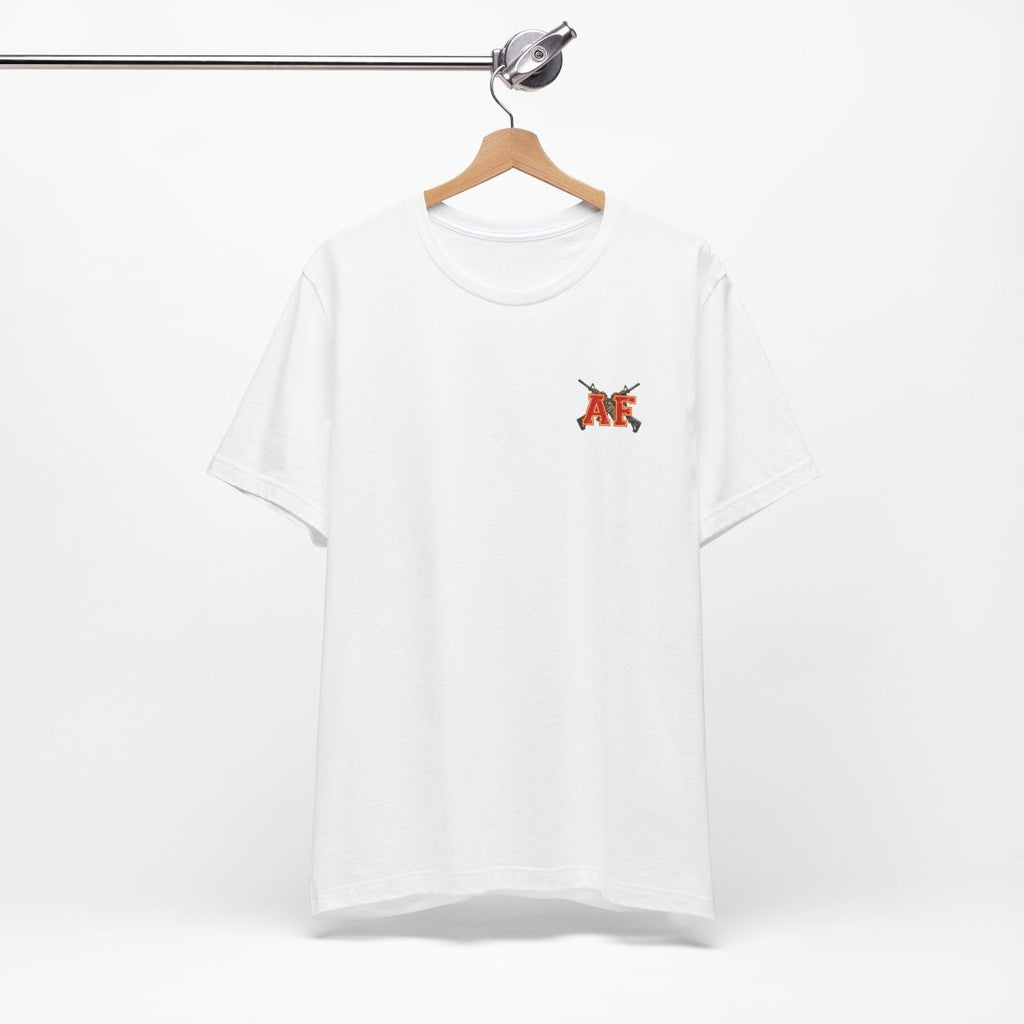 Marine AF Shirt | Marine As Fuck Double-Sided USMC Inspired T-Shirt | Front Pocket AF & Back Print - Anything AF