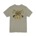 Marine AF Shirt | MARPAT Camo USMC Front & Back Print T-Shirt with Crossed Rifles - Anything AF