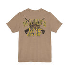 Marine AF Shirt | MARPAT Camo USMC Front & Back Print T-Shirt with Crossed Rifles - Anything AF