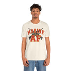 Marine AF Shirt | USMC Marine AF Front Print T-Shirt with Crossed Rifles Design - Anything AF