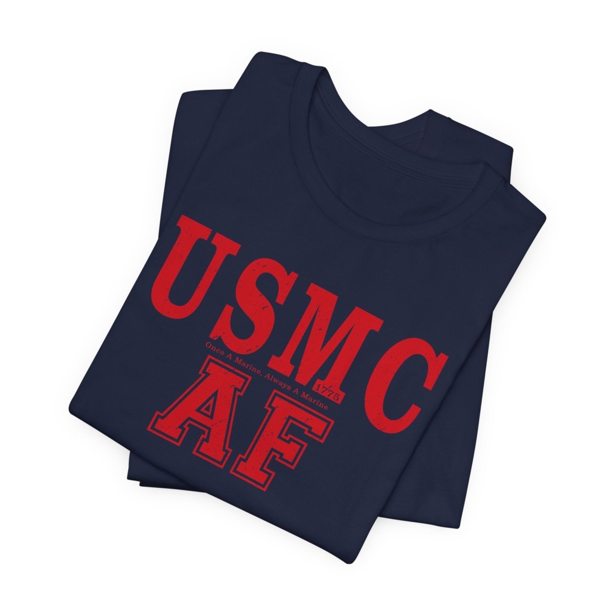 Marine Corps As Fuck T-Shirt – Once A Marine Red | USMC Pride Graphic Tee - Anything AF