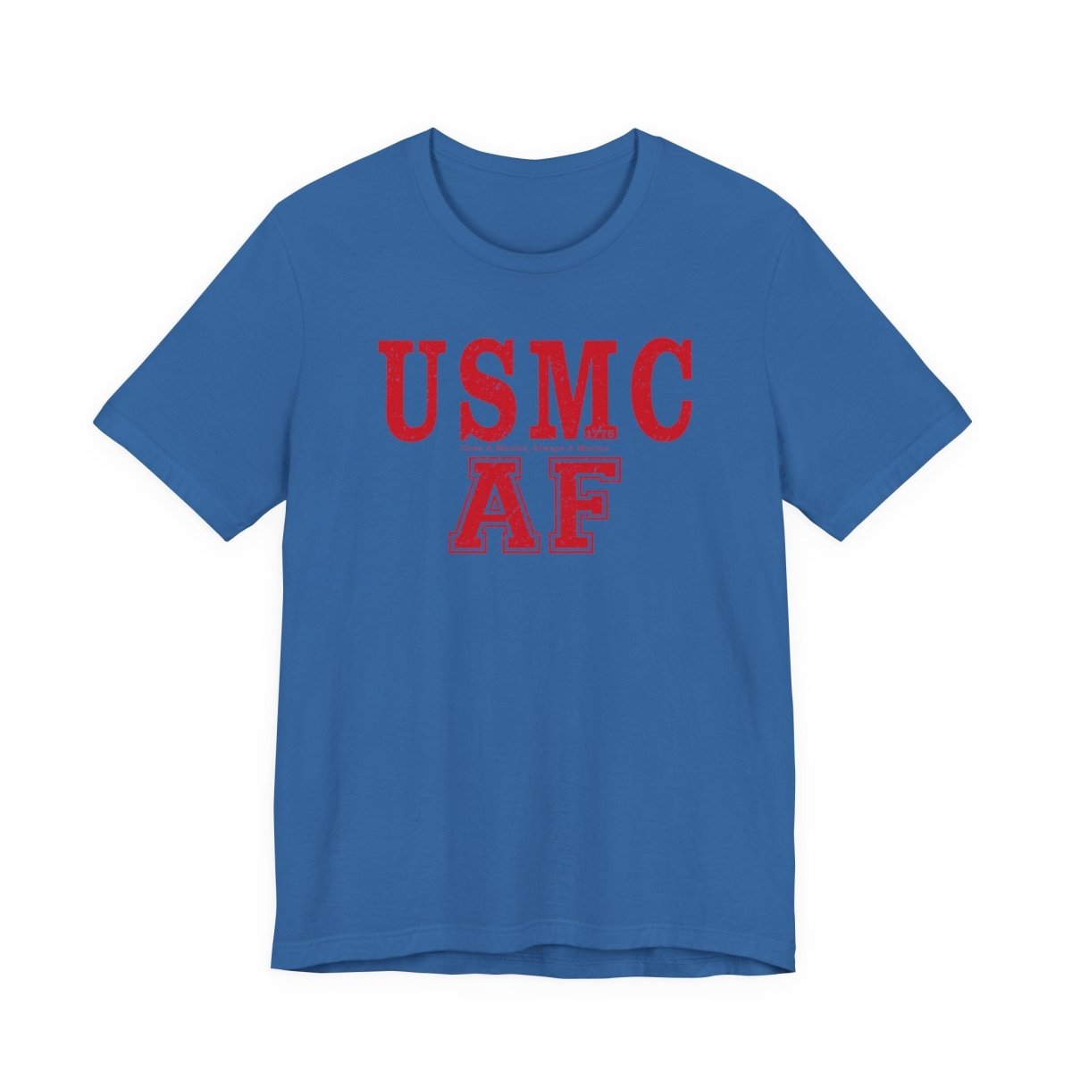 Marine Corps As Fuck T-Shirt – Once A Marine Red | USMC Pride Graphic Tee - Anything AF