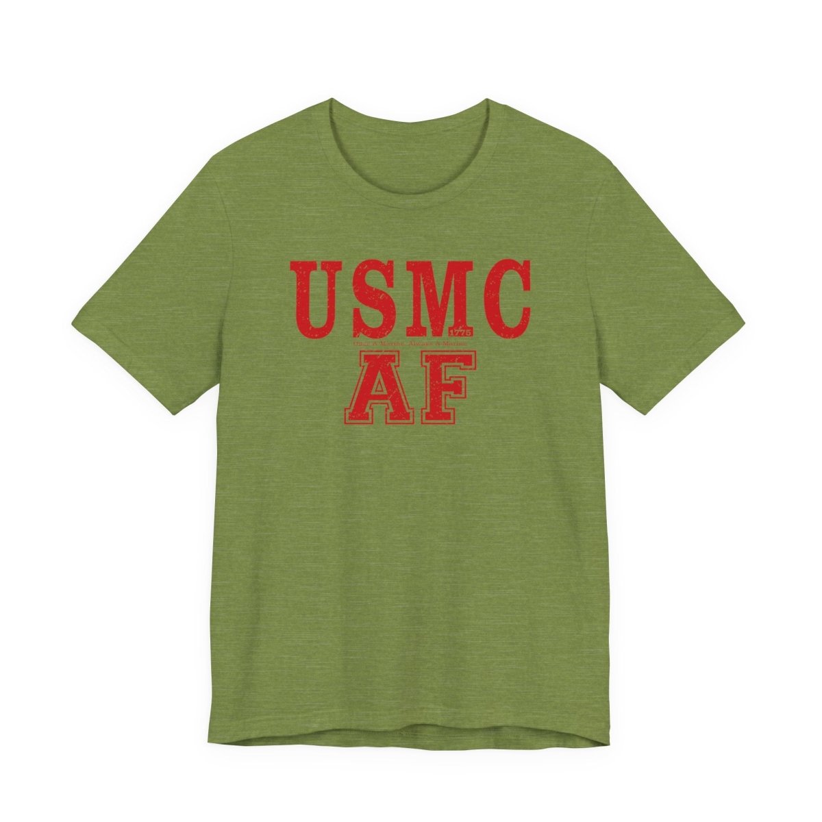 Marine Corps As Fuck T-Shirt – Once A Marine Red | USMC Pride Graphic Tee - Anything AF