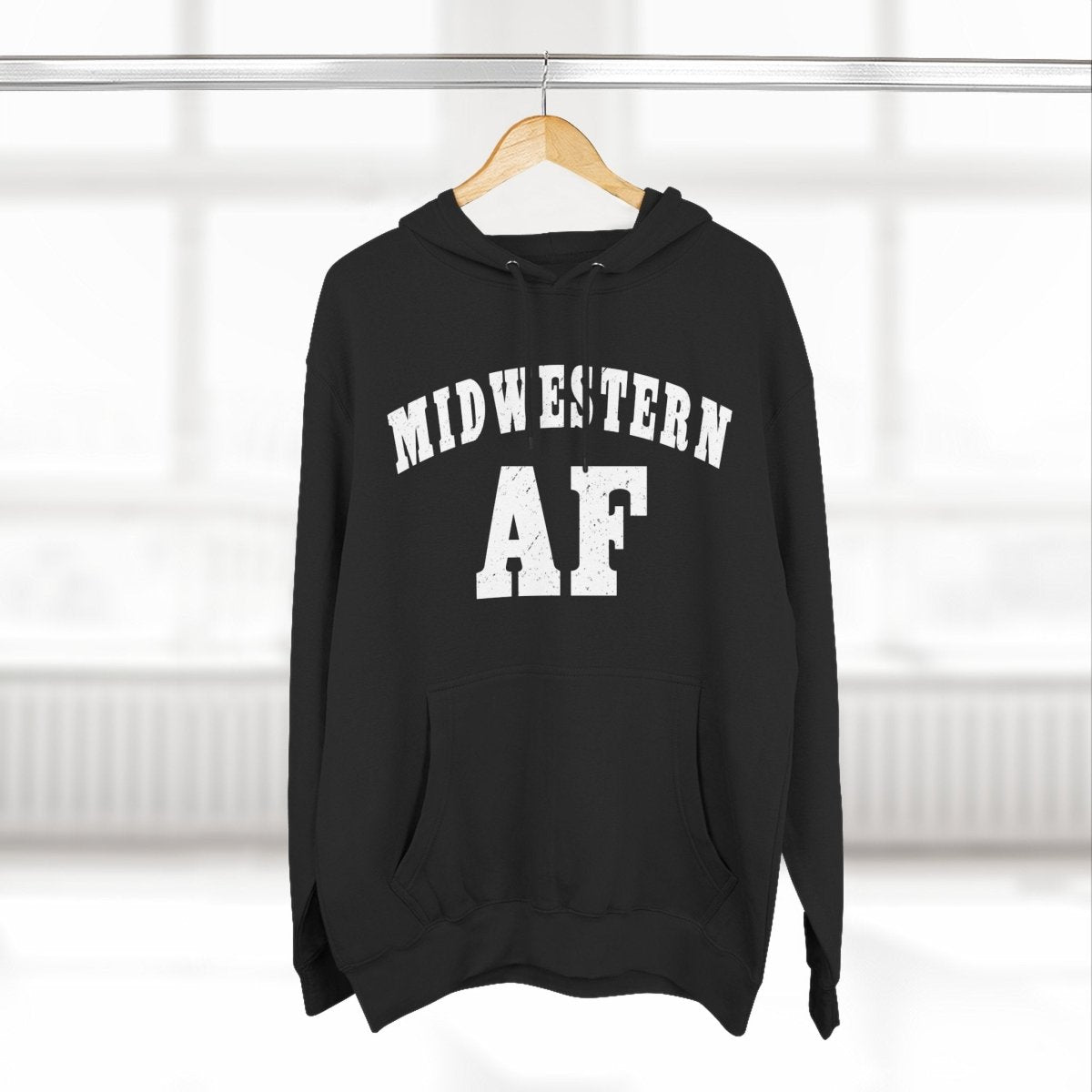 Midwestern AF Hoodie | Midwest Pride Fleece Sweatshirt - Anything AF