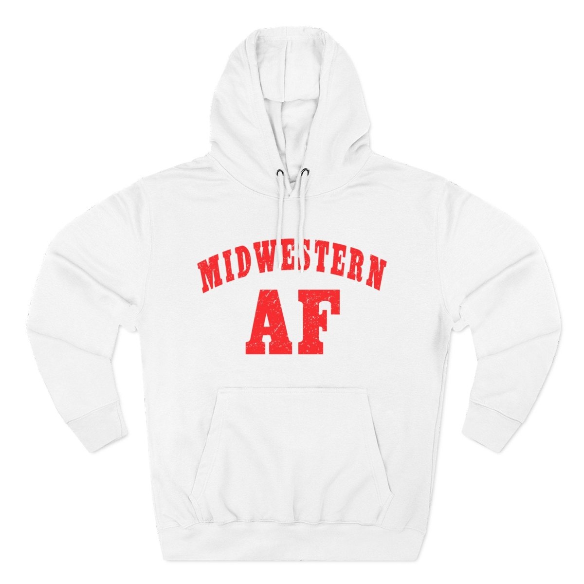 Midwestern AF Hoodie | Midwest Pride Fleece Sweatshirt - Anything AF