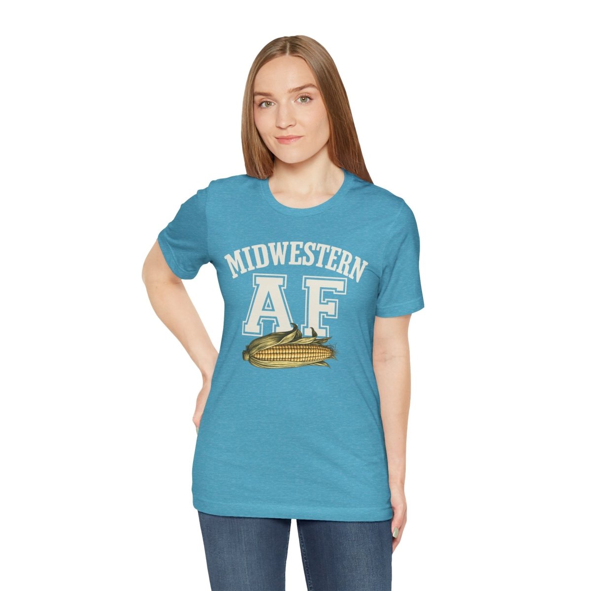 Midwestern AF T-Shirt – Corn Graphic | Midwest Pride Graphic Tee - Anything AF