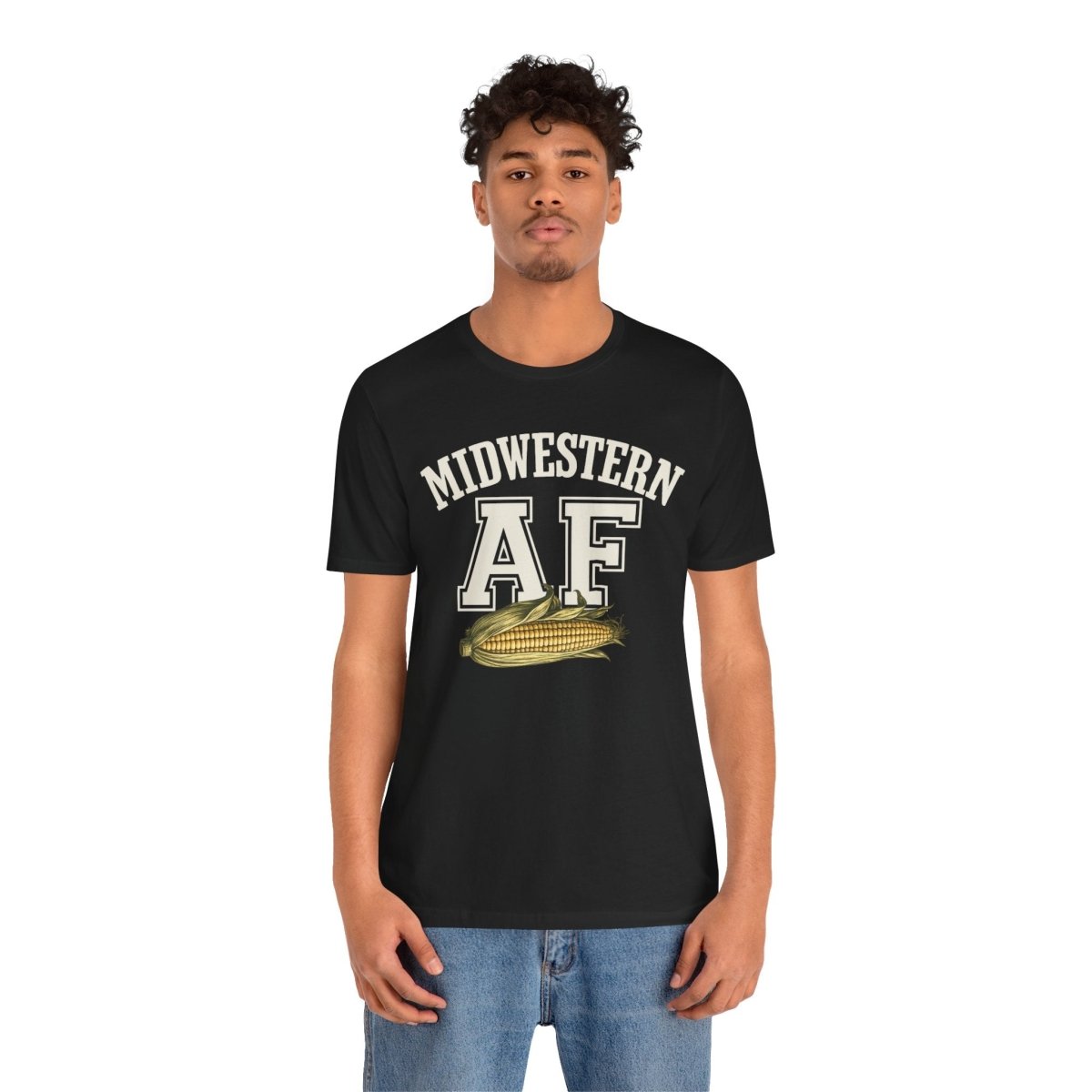 Midwestern AF T-Shirt – Corn Graphic | Midwest Pride Graphic Tee - Anything AF