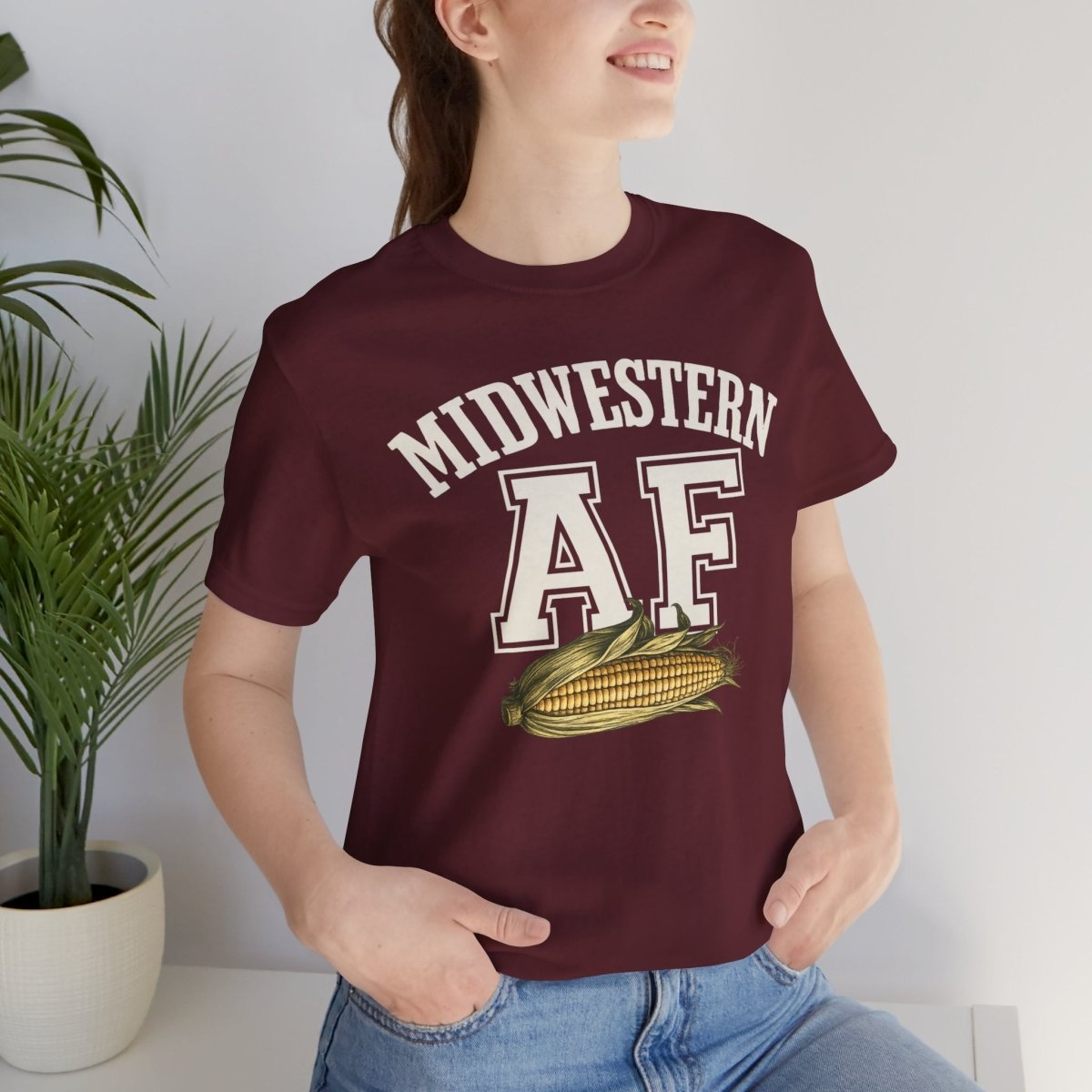 Midwestern AF T-Shirt – Corn Graphic | Midwest Pride Graphic Tee - Anything AF