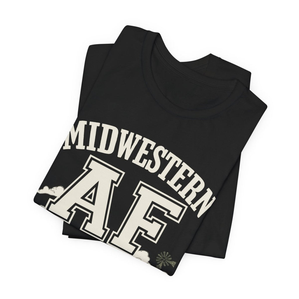 Midwestern AF T-Shirt – Farm Scene | Midwest Pride Graphic Tee - Anything AF