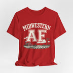 Midwestern AF T-Shirt – Farm Scene | Midwest Pride Graphic Tee - Anything AF