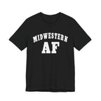Midwestern AF T-Shirt | Vintage Midwest Pride Graphic for Country & Small-Town Life - Anything AF