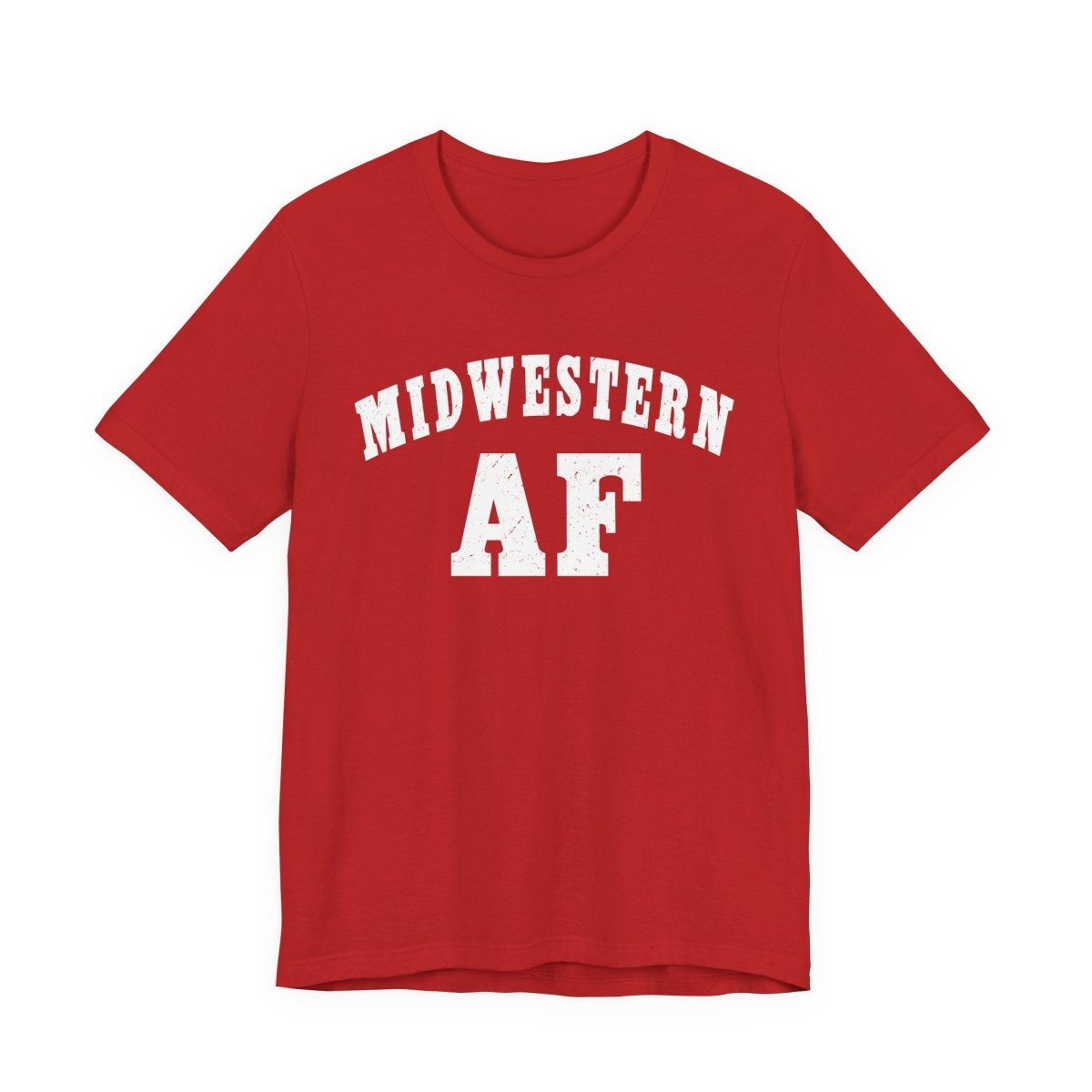 Midwestern AF T-Shirt | Vintage Midwest Pride Graphic for Country & Small-Town Life - Anything AF