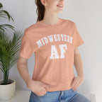 Midwestern AF T-Shirt | Vintage Midwest Pride Graphic for Country & Small-Town Life - Anything AF