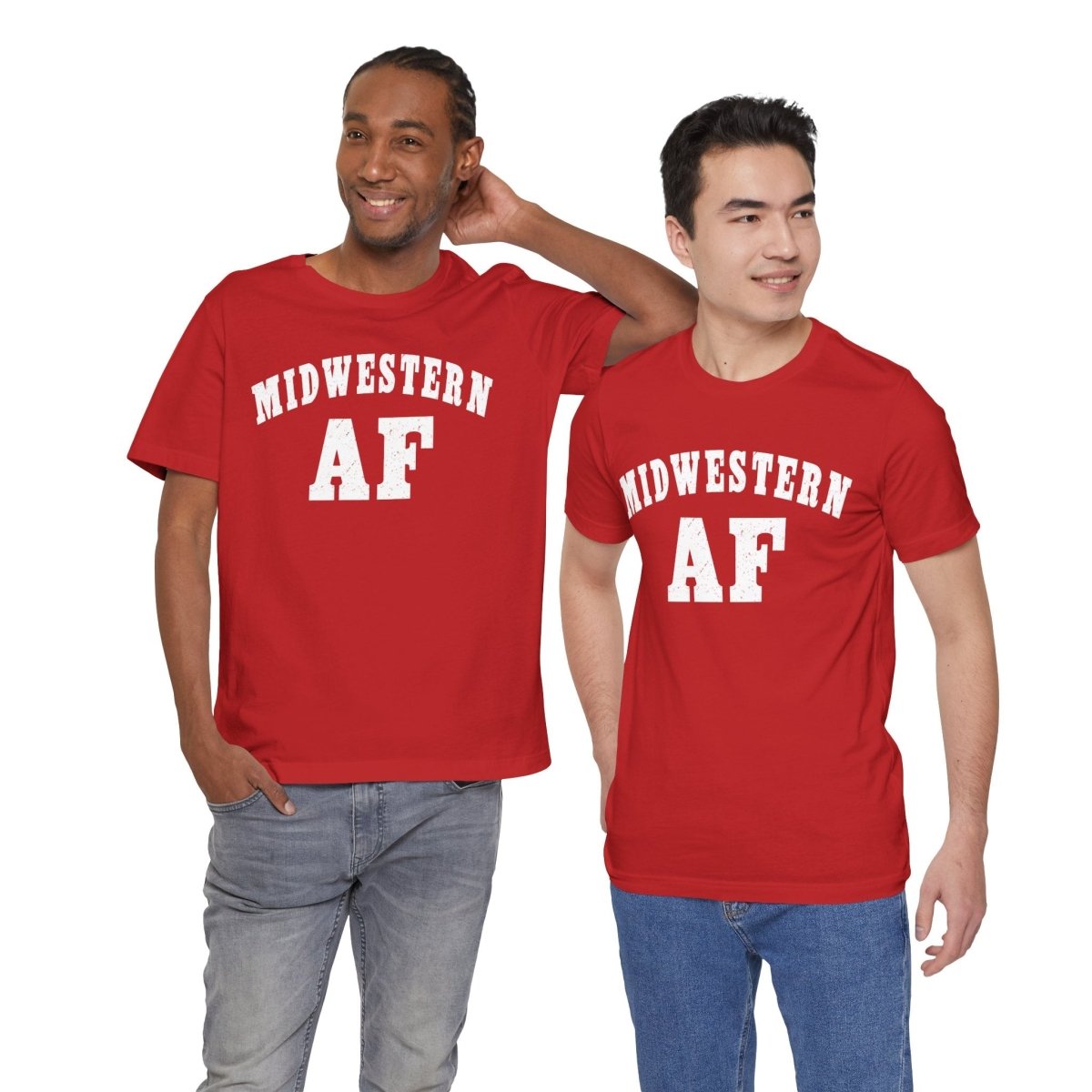 Midwestern AF T-Shirt | Vintage Midwest Pride Graphic for Country & Small-Town Life - Anything AF