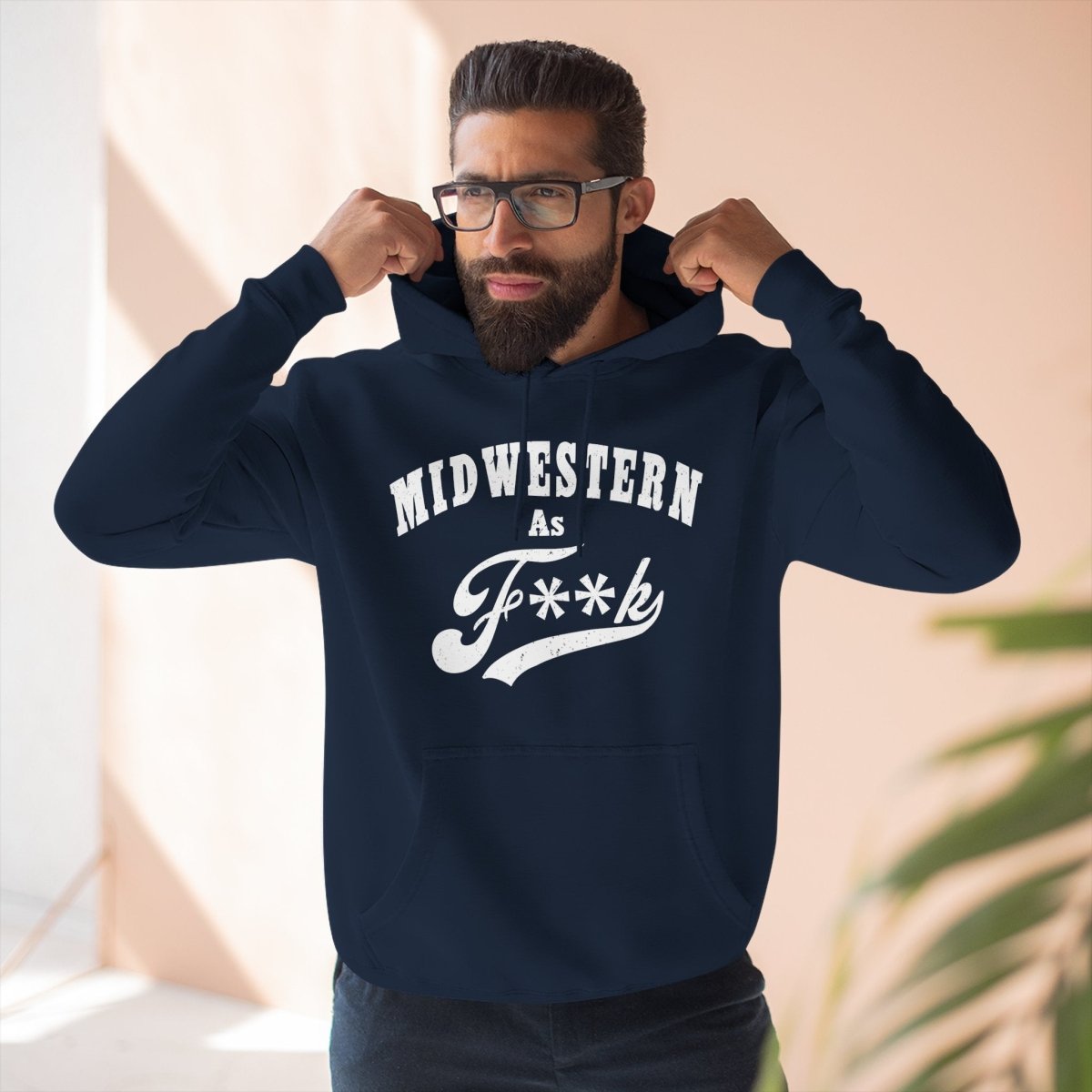 Midwestern As F**K Hoodie | Midwest Pride Fleece Sweatshirt - Anything AF