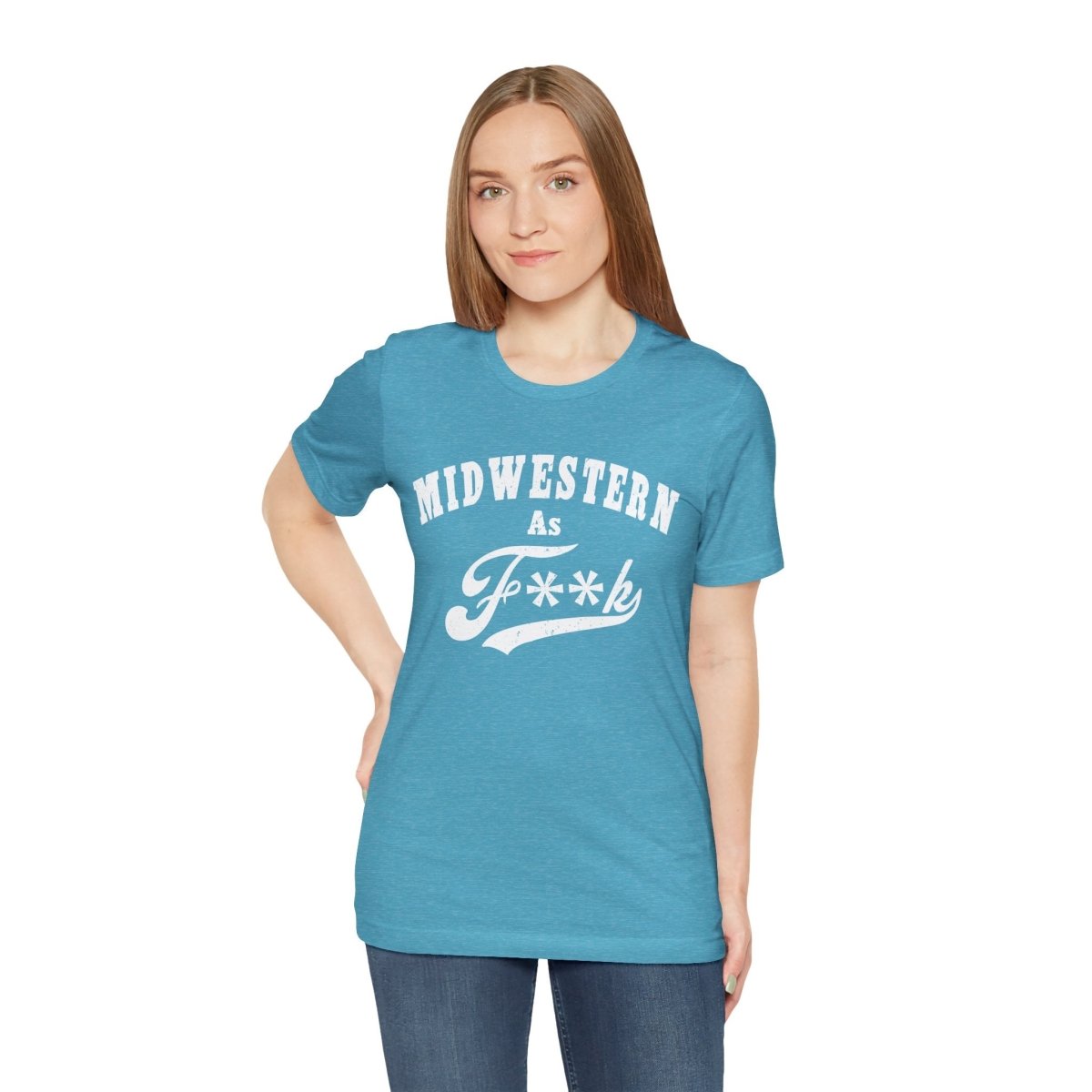 Midwestern As Fk Shirt | Funny Heartland Graphic Tee for Midwest Natives | Miswestern As F**k PG-13 Version - Anything AF