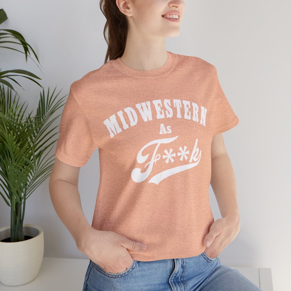 Midwestern As Fk Shirt | Funny Heartland Graphic Tee for Midwest Natives | Miswestern As F**k PG-13 Version - Anything AF