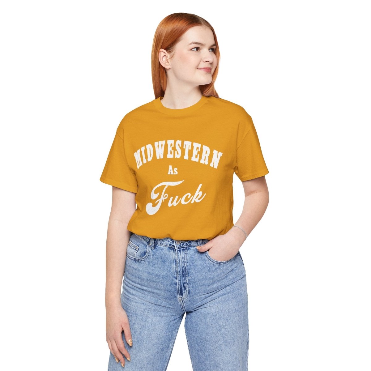 Midwestern As Fuck Graphic Tee | Bold Midwest Heritage & Rural Lifestyle Shirt | Midwestern AF NSFW Version - Anything AF