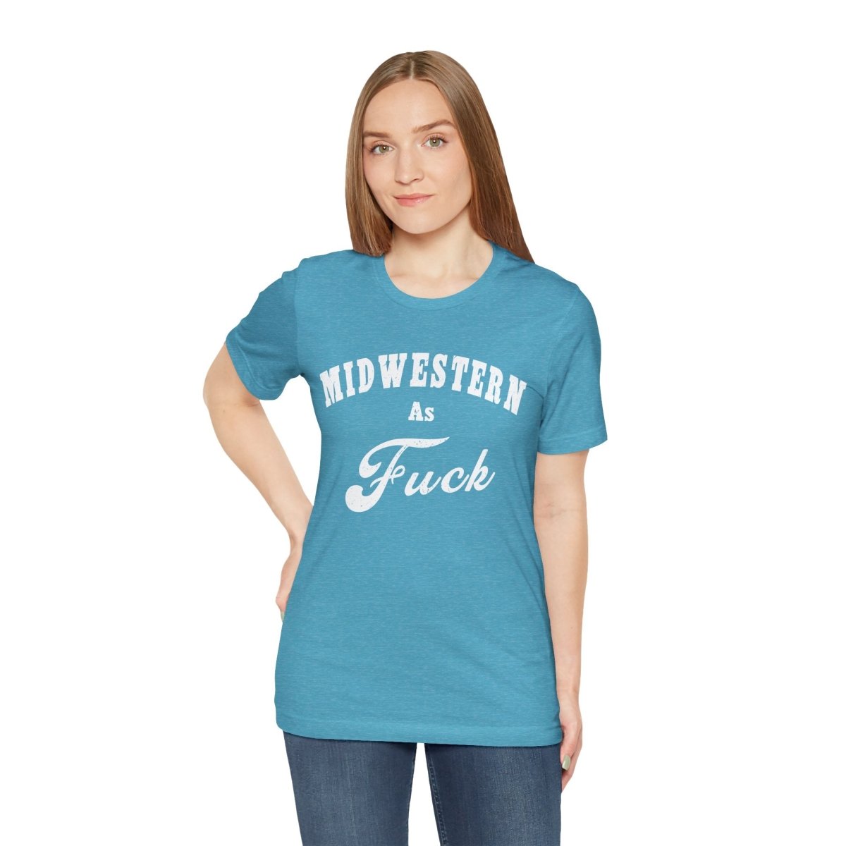 Midwestern As Fuck Graphic Tee | Bold Midwest Heritage & Rural Lifestyle Shirt | Midwestern AF NSFW Version - Anything AF