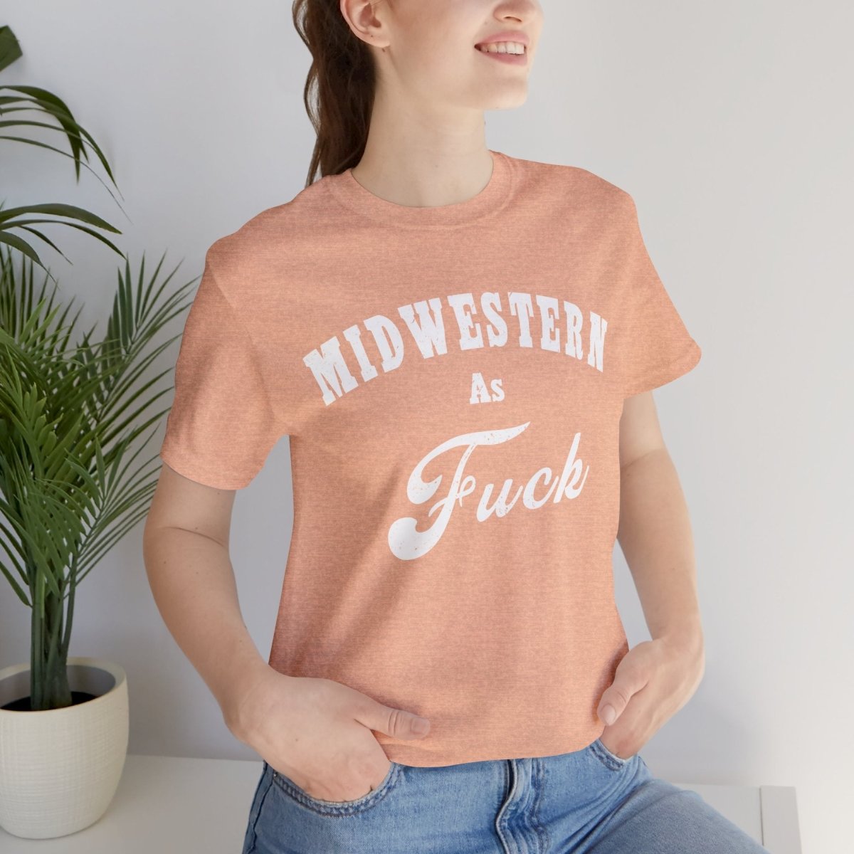 Midwestern As Fuck Graphic Tee | Bold Midwest Heritage & Rural Lifestyle Shirt | Midwestern AF NSFW Version - Anything AF