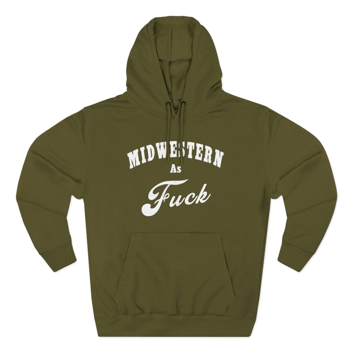 Midwestern As Fuck Hoodie | Midwest Pride Fleece Sweatshirt - Anything AF