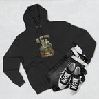 Charcoal Heather Michigan Midwestern As Fuck hoodie styled flat with sneakers and a hat