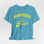 Midwestern As Fuck Shirt | Vintage Heartland Graphic for Proud Midwesterners | Yellow Print NSFW Version - Anything AF