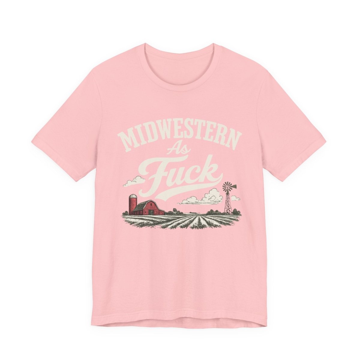 Midwestern As Fuck T-Shirt – Barn & Windmill | Midwest Pride Graphic Tee - Anything AF