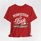 Midwestern As Fuck T-Shirt – Barn & Windmill | Midwest Pride Graphic Tee - Anything AF