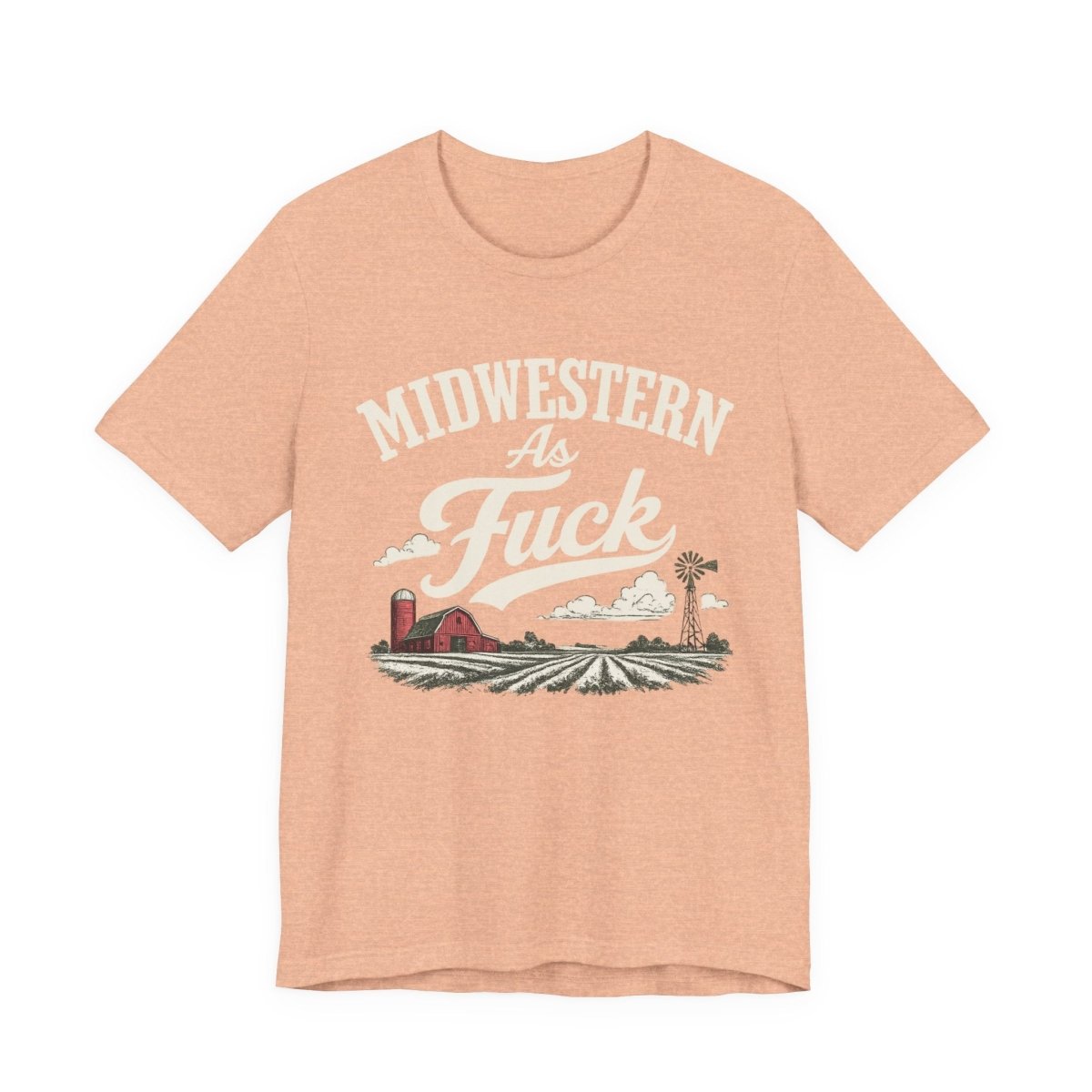 Midwestern As Fuck T-Shirt – Barn & Windmill | Midwest Pride Graphic Tee - Anything AF