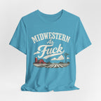 Midwestern As Fuck T-Shirt – Barn & Windmill | Midwest Pride Graphic Tee - Anything AF