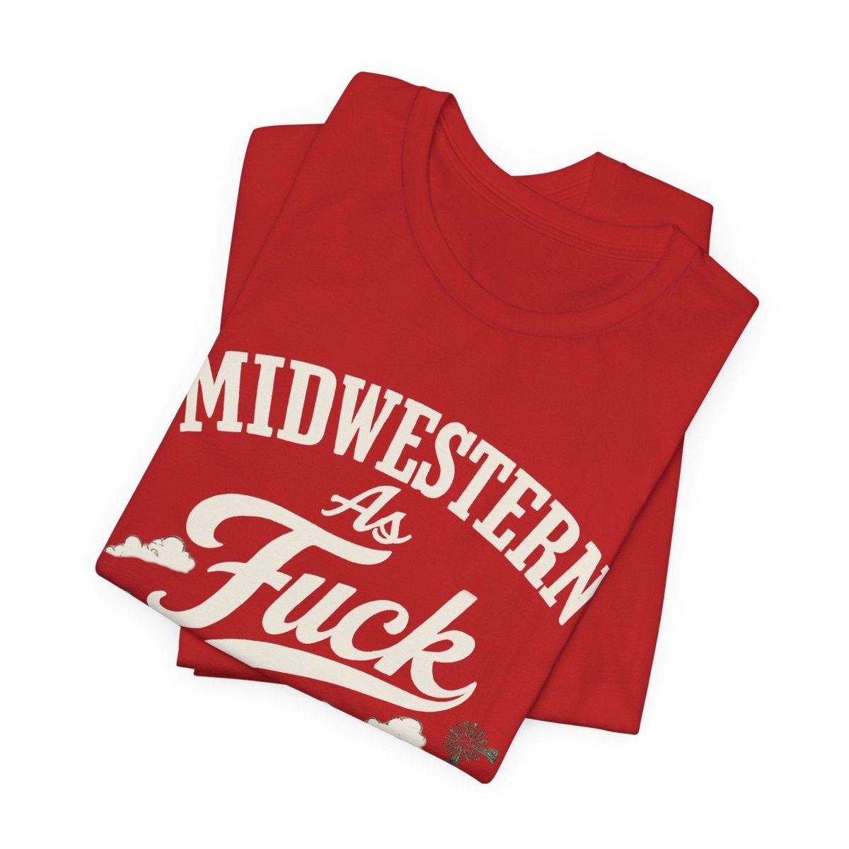 Midwestern As Fuck T-Shirt – Barn & Windmill | Midwest Pride Graphic Tee - Anything AF