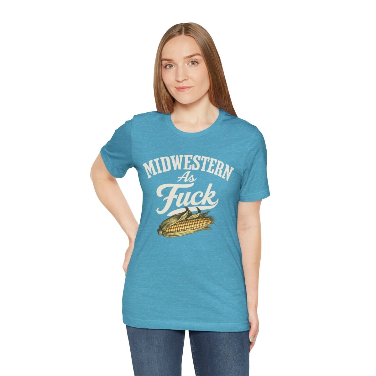 Midwestern As Fuck T-Shirt – Corn Graphic | Midwest Pride Graphic Tee - Anything AF