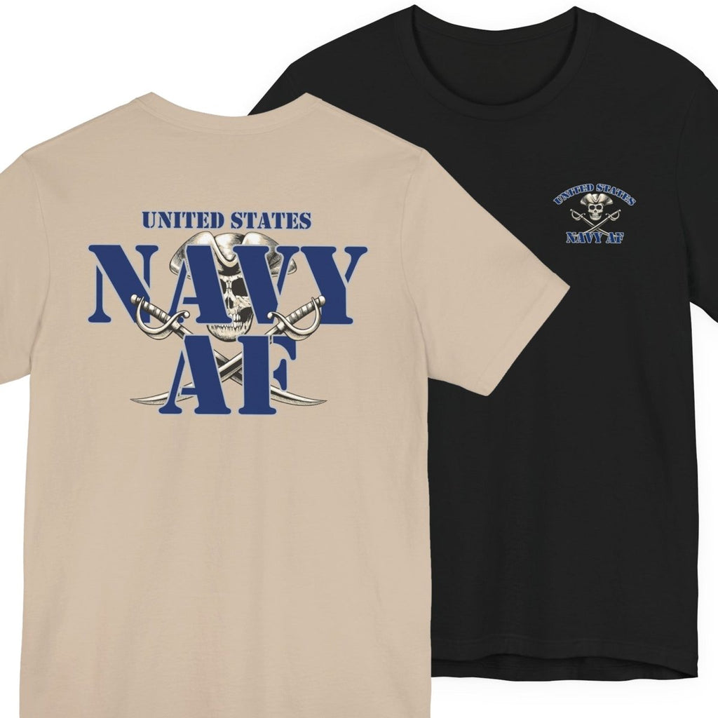 Navy AF T-Shirt – Pirate Cutlass 2 | U.S. Navy Pride Graphic Tee - Anything AF