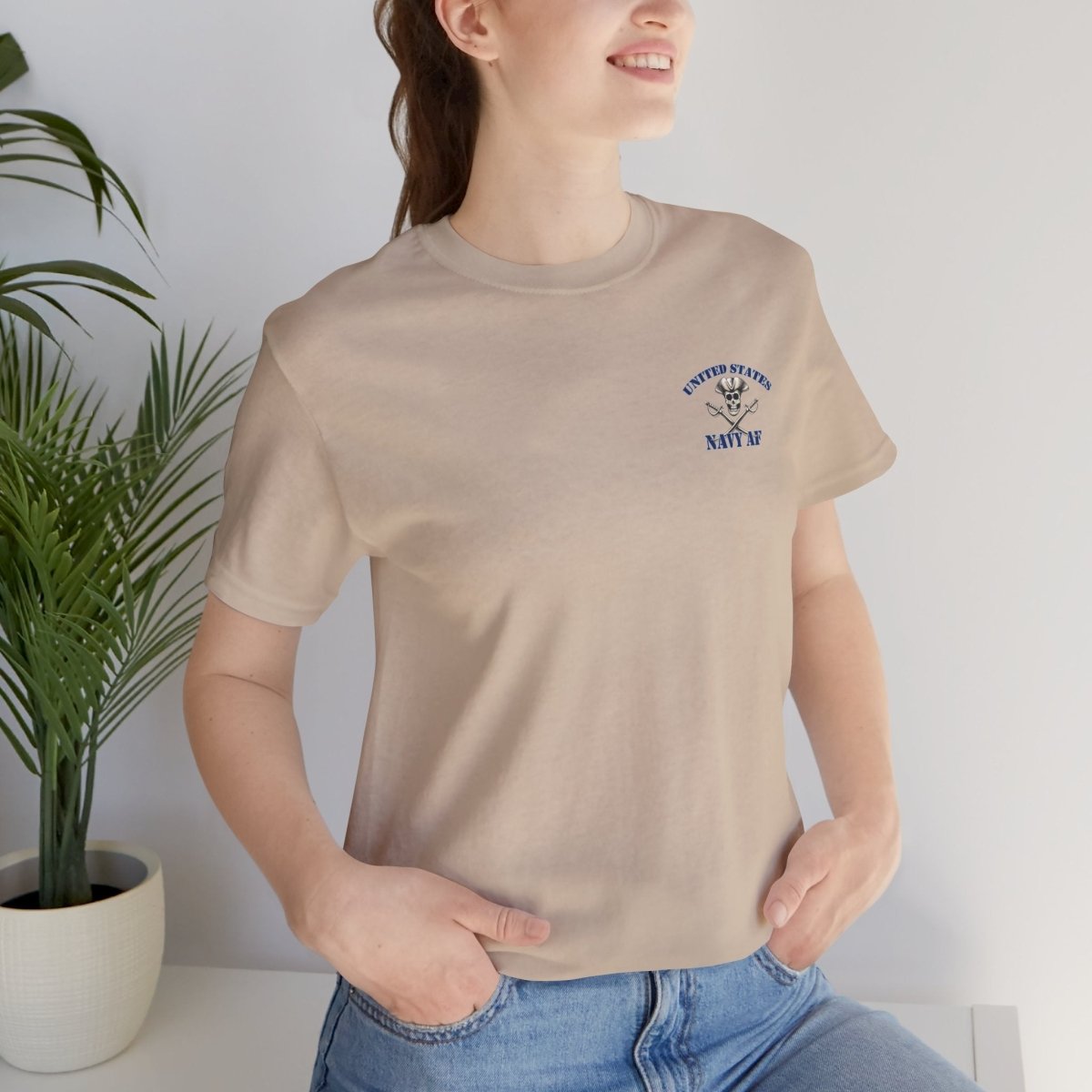 Navy AF T-Shirt – Pirate Cutlass 2 | U.S. Navy Pride Graphic Tee - Anything AF