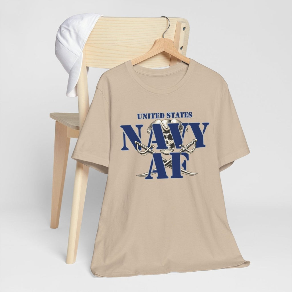 Navy AF T-Shirt – Pirate Cutlass | U.S. Navy Pride Graphic Tee - Anything AF
