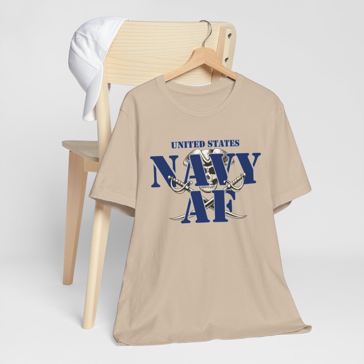 Navy AF T-Shirt – Pirate Cutlass | U.S. Navy Pride Graphic Tee - Anything AF