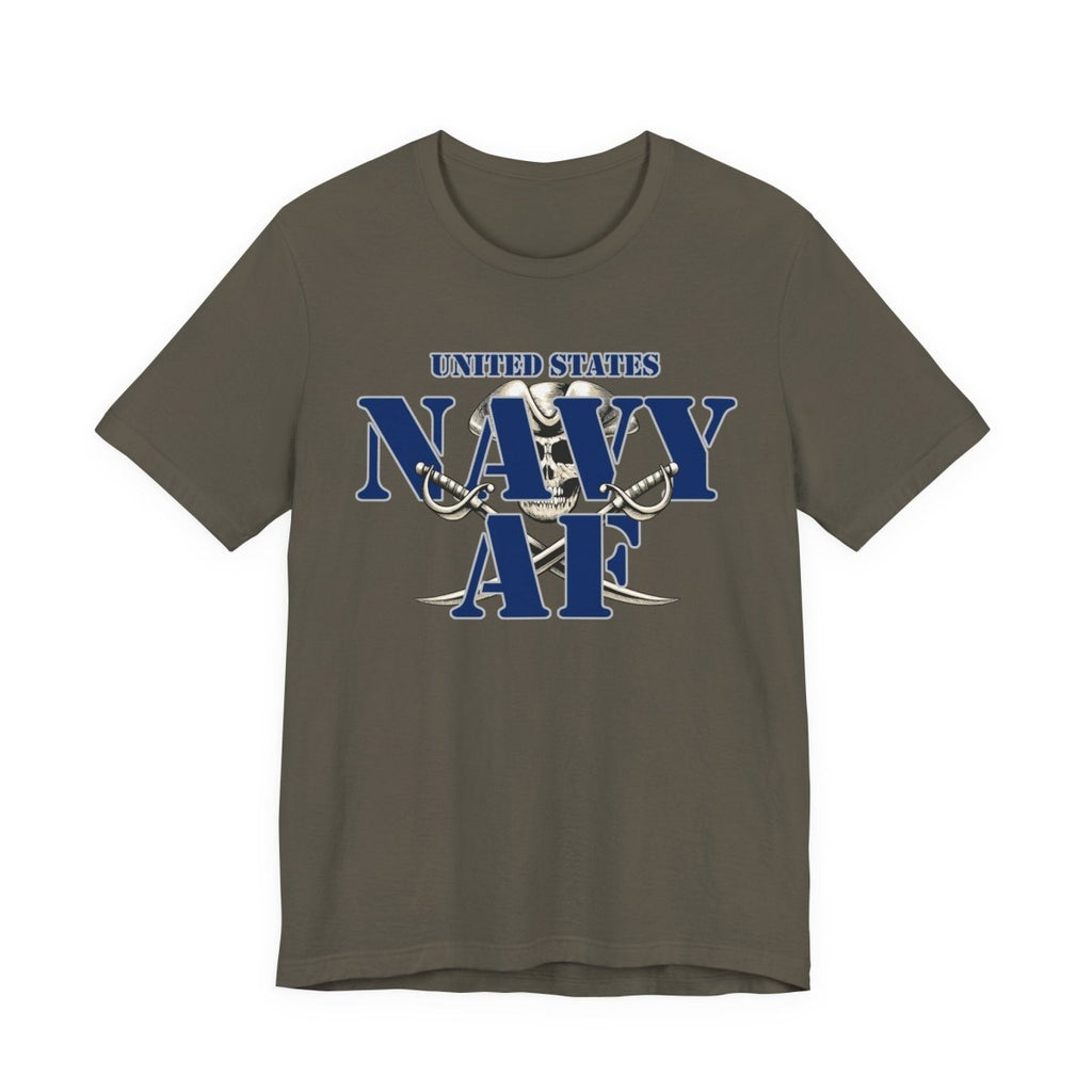 Navy AF T-Shirt – Pirate Cutlass | U.S. Navy Pride Graphic Tee - Anything AF