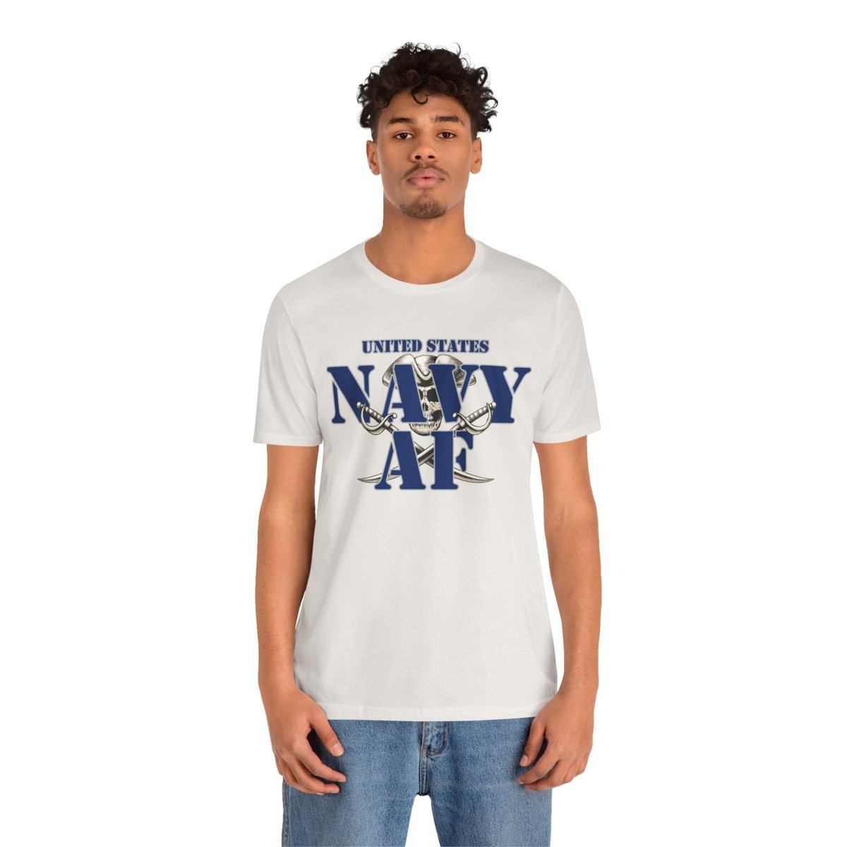 Navy AF T-Shirt – Pirate Cutlass | U.S. Navy Pride Graphic Tee - Anything AF