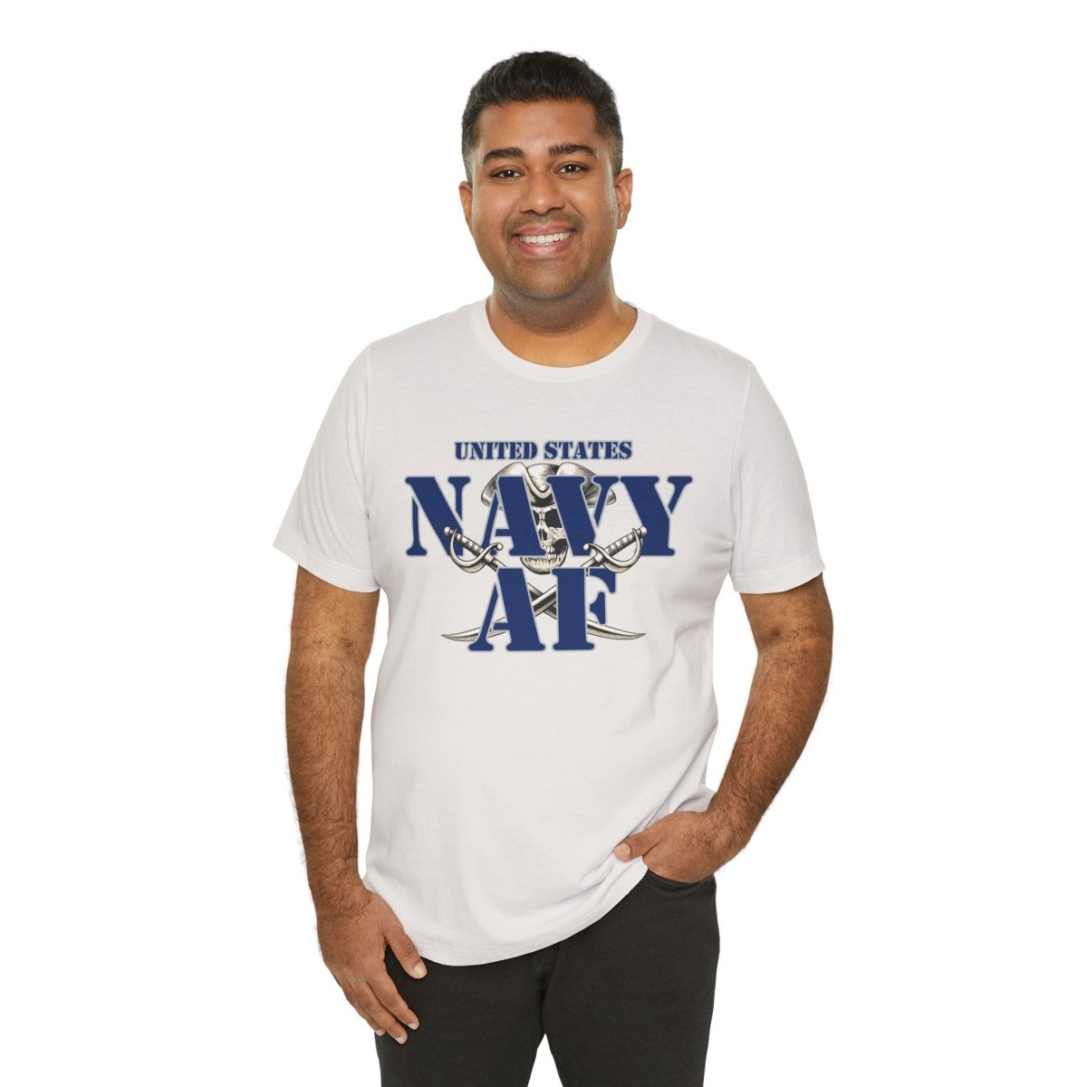 Navy AF T-Shirt – Pirate Cutlass | U.S. Navy Pride Graphic Tee - Anything AF