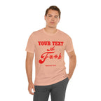 Personalized Anything AF Shirt | Custom As F**k T-Shirt PG-13 Version with Your Custom Text & Design in Red Print - Anything AF