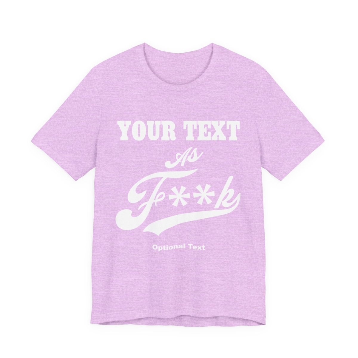 Personalized Anything AF Shirt | Personalized AF T-Shirt with Your Custom Text & Design in White Print | PG-13 Version Anything As F**k - Anything AF