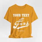 Personalized Anything AF Shirt | Personalized AF T-Shirt with Your Custom Text & Design in White Print | PG-13 Version Anything As F**k - Anything AF
