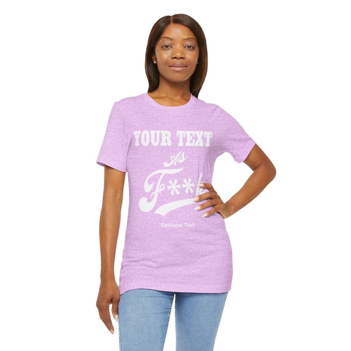 Personalized Anything AF Shirt | Personalized AF T-Shirt with Your Custom Text & Design in White Print | PG-13 Version Anything As F**k - Anything AF