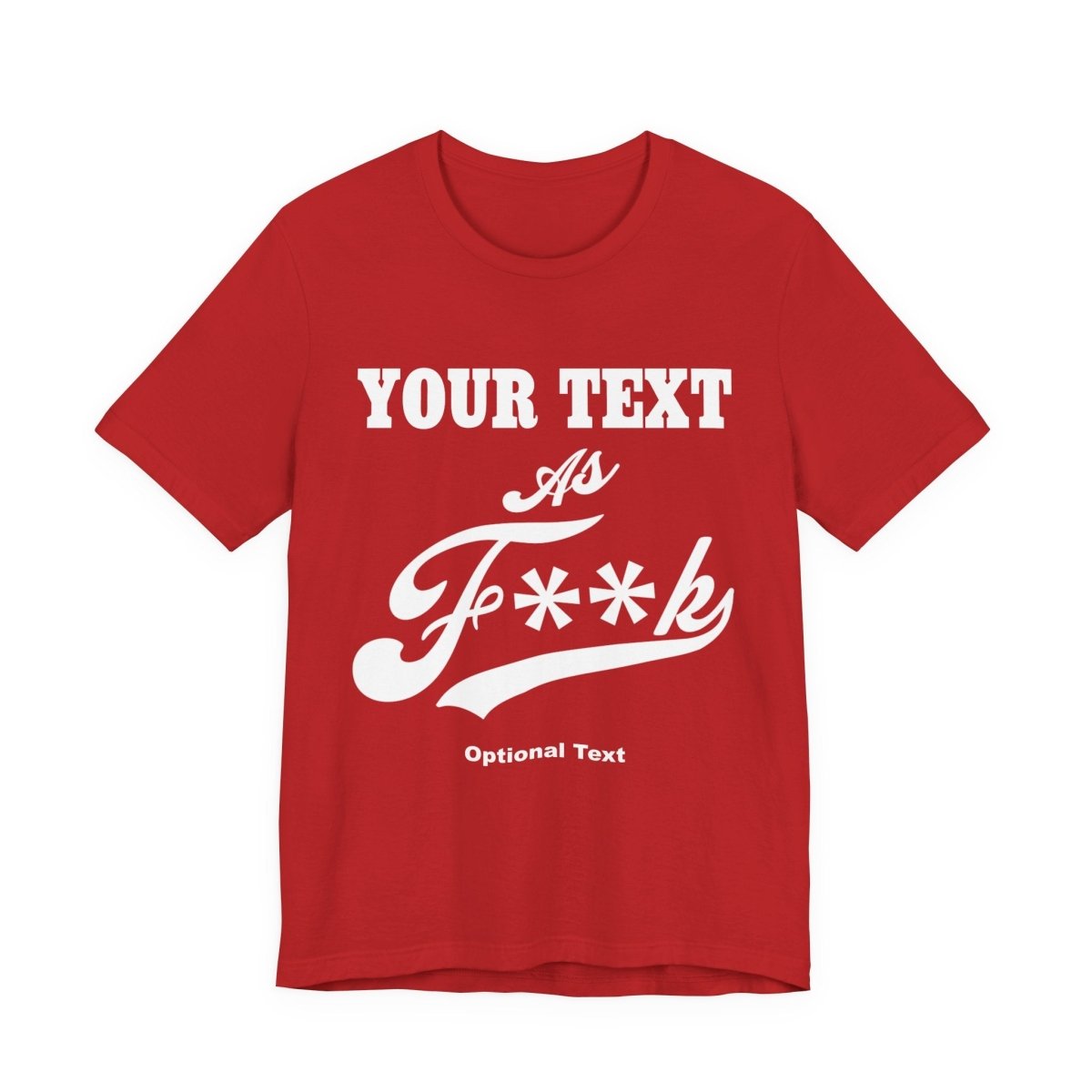 Personalized Anything AF Shirt | Personalized AF T-Shirt with Your Custom Text & Design in White Print | PG-13 Version Anything As F**k - Anything AF